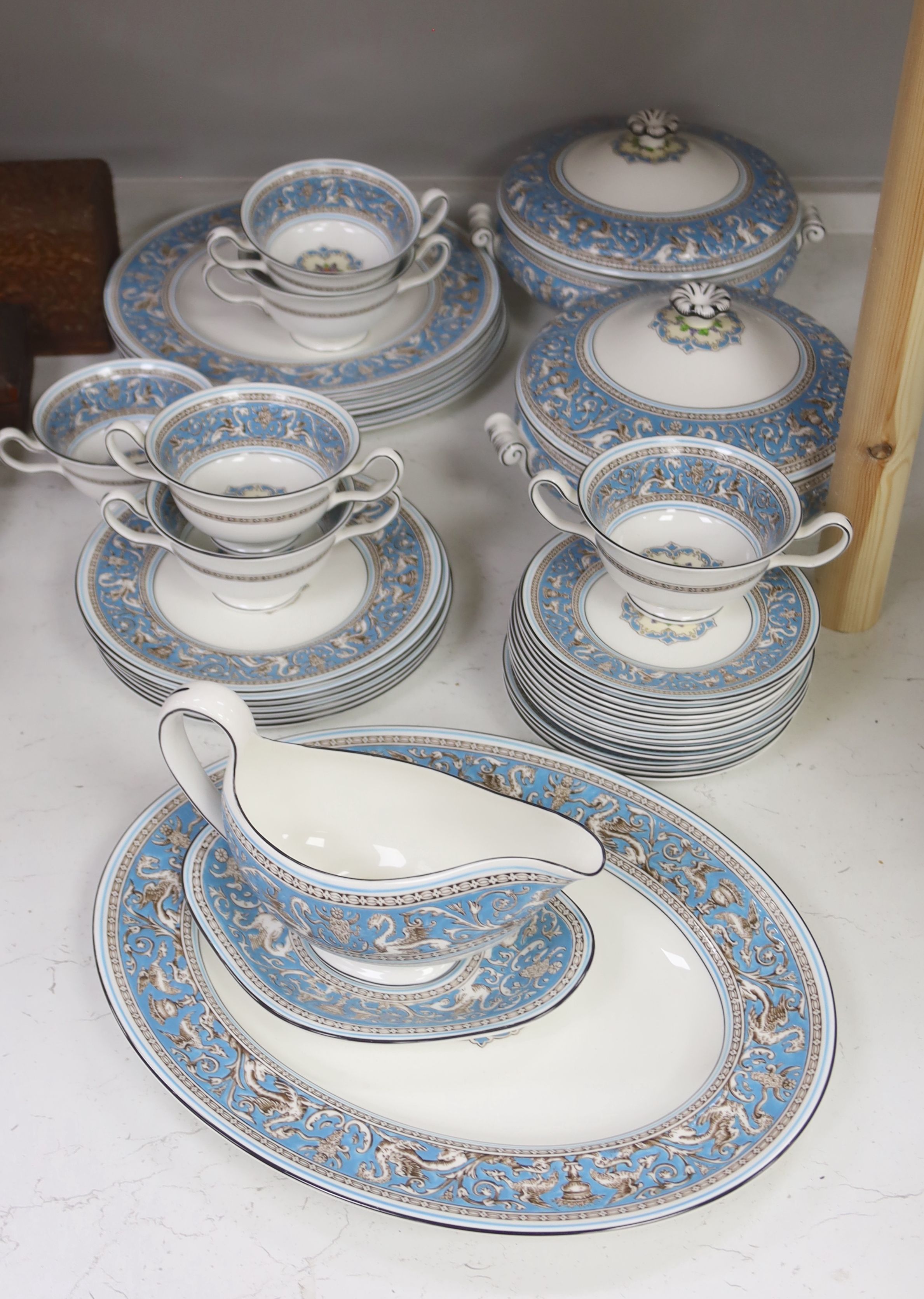 A Wedgwood Florentine W2714 dinner service and tea set